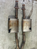2003-04 Ford Mustang SVT Cobra Oem Catback Mufflers 235