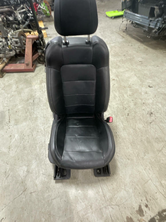 2015-17 Ford Mustang GT Passenger Front RH Leather Seat- Silver Stitching 224
