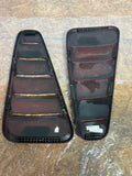 2011-14 Ford Mustang Quarter Window Covers (RR-Ruby Red) 231