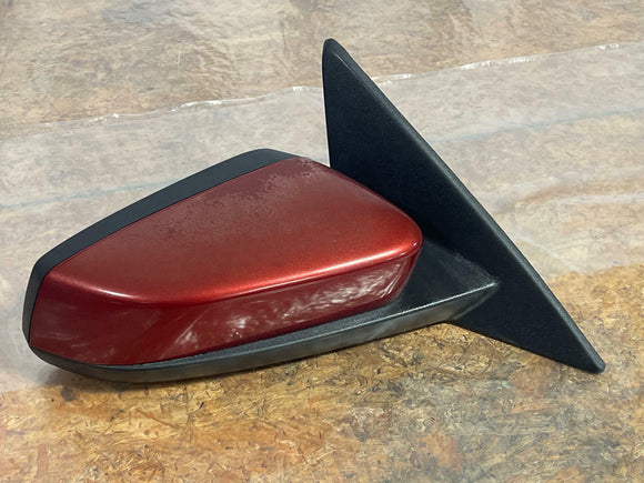 2011-14 Ford Mustang RH Passenger Side View Mirror (RR- Ruby Red) 231