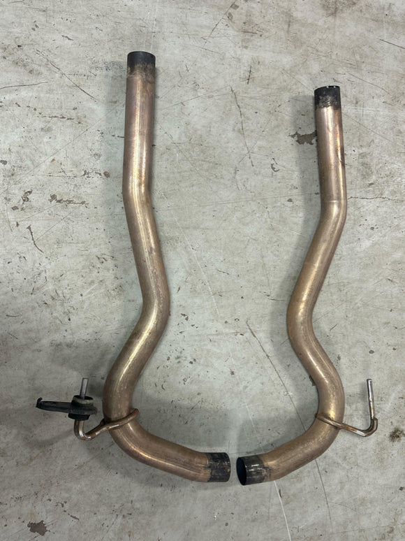 2015-23 Ford Mustang GT Aftermarket Over-The-Axle Exhaust Pipes (Roush?)