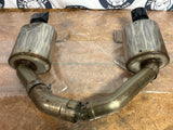 2015-17 Ford Mustang AWE Touring Edition Mufflers Pair Damaged LH RH 253