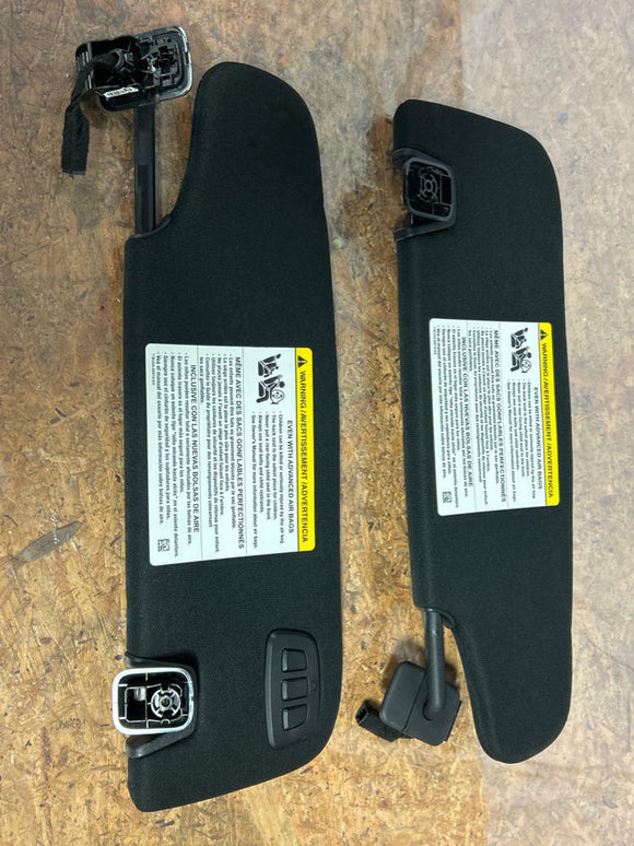 2015-17 Ford Mustang Sunvisors Home Link Coupe Pair LH RH 253