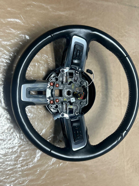 2015-23 Ford Mustang GT Leather Steering Wheel 19K Miles 244