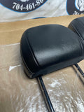 2015-23 Ford Mustang Leather Head Rest Pair LH RH 244