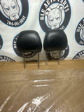 2015-23 Ford Mustang Leather Head Rest Pair LH RH 244