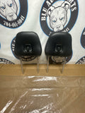 2015-23 Ford Mustang Leather Head Rest Pair LH RH 244