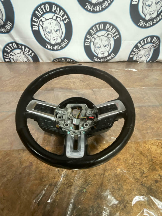 2015-17 Ford Mustang GT Leather Steering Wheel 256