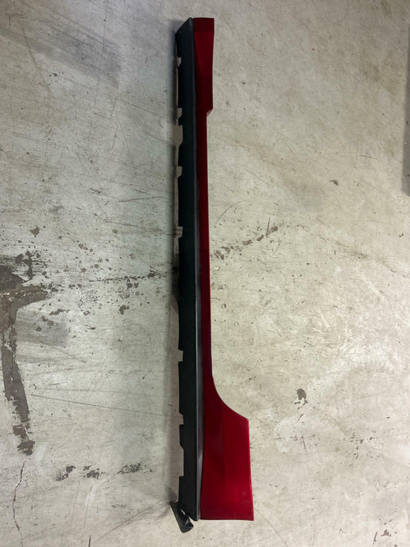 2015-23 Ford Mustang Driver LH Side Skirt (Code RR- Ruby Red) 237