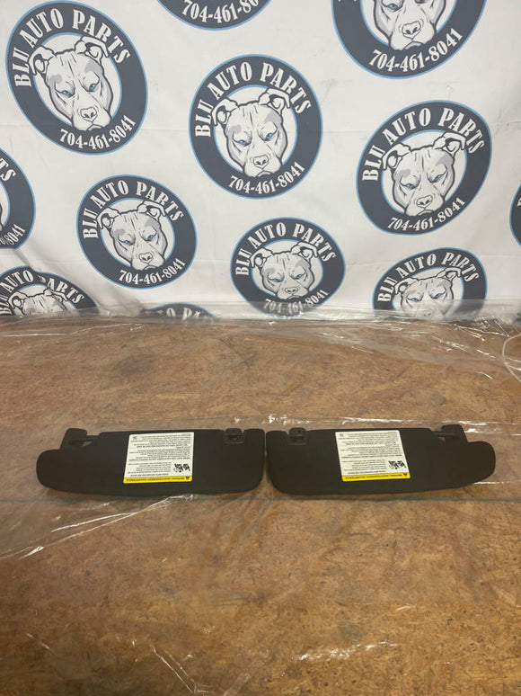 2015-17 Ford Mustang Sun Visors Pair LH RH 248