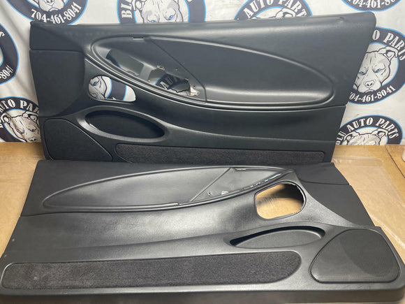 1999-04 Ford Mustang  Front LH RH Pair Door Panel- 51k Miles 257