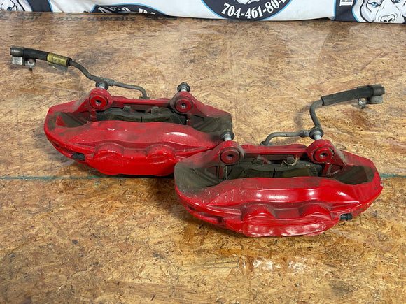 2015-17 Ford Mustang GT Base Model Front Brake Calipers- Painted Red 264