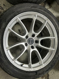 2015-23 Ford Mustang Shelby CS-5 Wheel Set- Chrome Powder, 19x11, 19x9.5