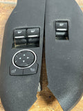 2015-17 Ford Mustang GT Window Control Switch Panel Pair- for Coupe 265