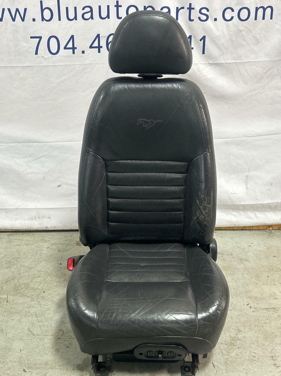 1999-04 Ford Mustang GT Saleen Front LH Seat- Leather, Non OEM Head Rest 245