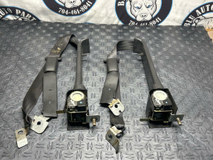 1999-04 Ford Mustang GT Saleen Convertible Rear Seat Belts Pair 245