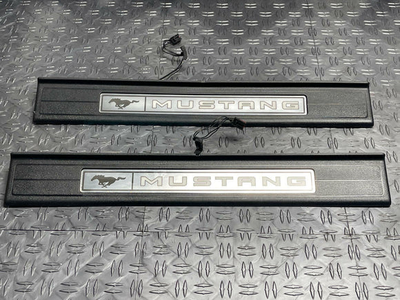 2015-17 Ford Mustang GT Illuminated Door Sills Pair 269