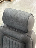 1987-1989 Spec Mustang GT Front Opal Grey Tweed Sport Seats Pair 273