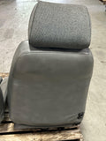 1987-1989 Spec Mustang GT Front Opal Grey Tweed Sport Seats Pair 273