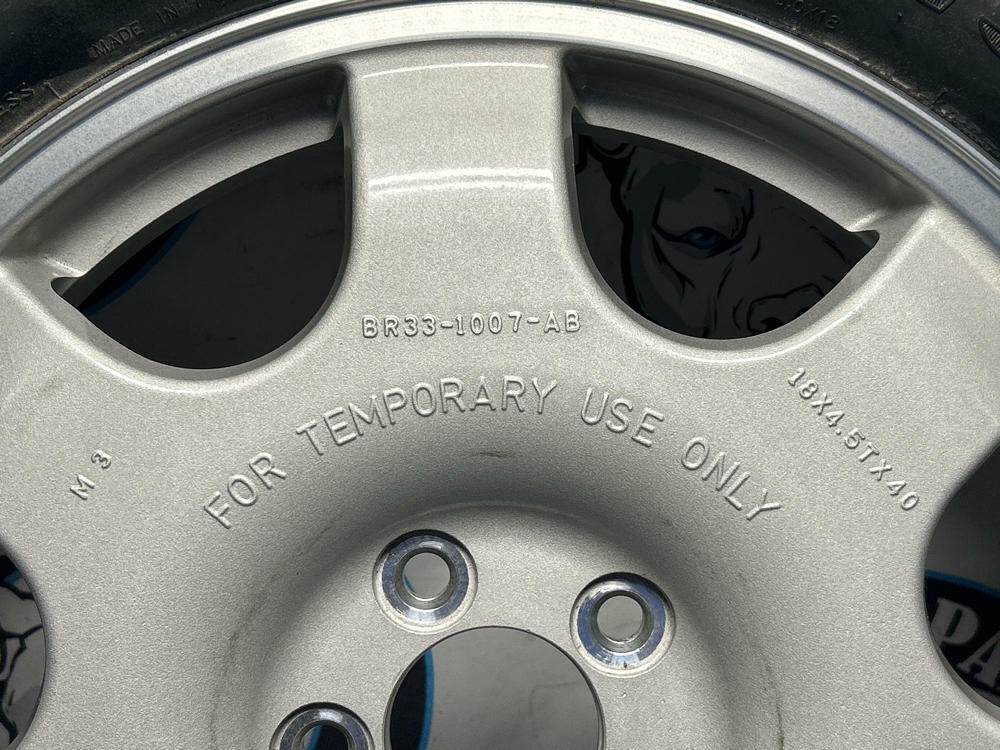 2013-14 Ford Mustang GT/CS 18" Spare Tire 259