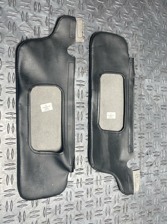 2003-04 Ford Mustang SVT Cobra Leather Sunvisor Covers- FOR VERTS 273
