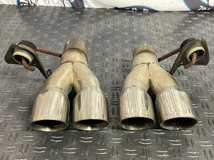 2015-23 Ford Mustang GT Quad Exhaust Tips Set LH RH 274