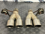 2015-23 Ford Mustang GT Quad Exhaust Tips Set LH RH 274