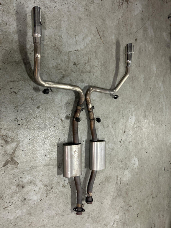 2003-04 Ford Mustang SVT Cobra IRS Cat Back Steeda/Borla Polished Tail Pipes 276