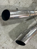 2003-04 Ford Mustang SVT Cobra IRS Cat Back Steeda/Borla Polished Tail Pipes 276