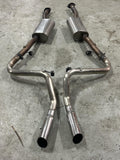 2003-04 Ford Mustang SVT Cobra IRS Cat Back Steeda/Borla Polished Tail Pipes 276