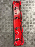 2007-14 Ford Mustang GT500 Coil Pack Cover Pair LH/RH- Powdercoat Red 276