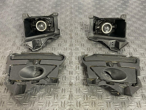 2011-12 Ford Mustang Fog Light Bezels & Fog Lights Pair LH & RH