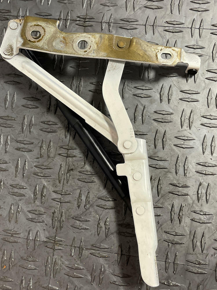 2011-12 Ford Mustang Performance White Hood Hinges Pair LH RH 266