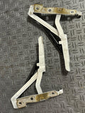 2011-12 Ford Mustang Performance White Hood Hinges Pair LH RH 266