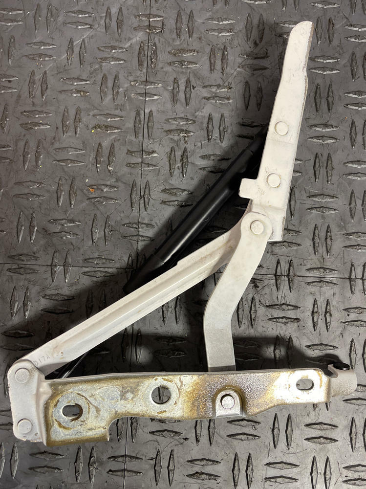 2011-12 Ford Mustang Performance White Hood Hinges Pair LH RH 266