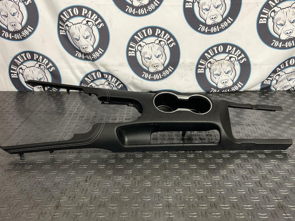 2015-23 Ford Mustang GT OEM Leather Center Console Upper Half- SEE DESC 260