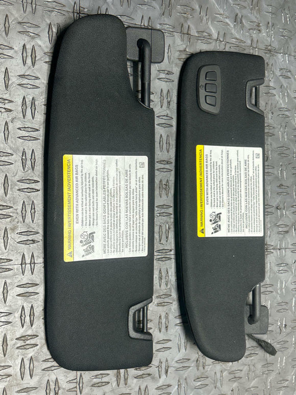 2015-23 Ford Mustang GT OEM Homelink Sunviors Pair- LH/RH, FOR COUPE 260