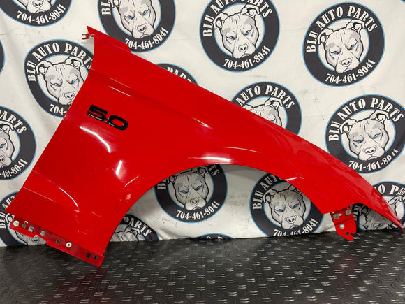 2015-23 Ford Mustang GT OEM Pass. RH Front Fender (DAMAGED, Code PQ) 249