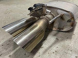2015-17 Ford Mustang GT OEM Quad Tip Muffler Pair- DAMAGED 261