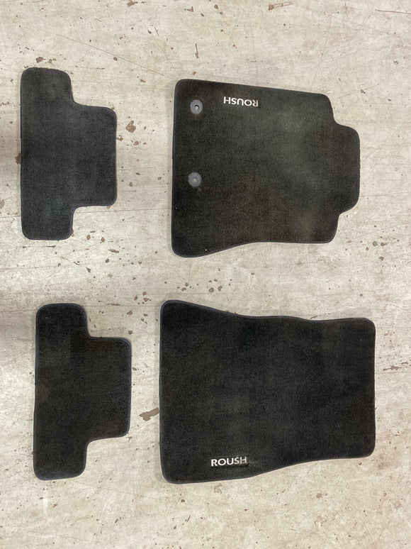 2015-23 Ford Mustang GT Roush Floor Mat Set- Need Deep Clean 261