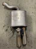 2015-17 Ford Mustang GT OEM Quad Tip Muffler Pair- DAMAGED 261