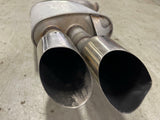 2015-17 Ford Mustang GT OEM Quad Tip Muffler Pair- DAMAGED 261