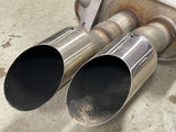 2015-17 Ford Mustang GT OEM Quad Tip Muffler Pair- DAMAGED 261