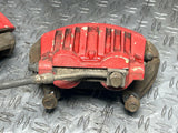 2001 Ford Mustang Bullitt Front Brake Caliper Pair (Red, made by PBR) 271