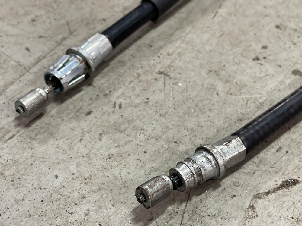 1999-04 Ford Mustang E-Brake Cables Pair- NEW, Reproduction Pieces 282