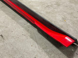 2015-23 Ford Mustang GT Driver LH Side Skirt- Code PQ (Race Red) 262