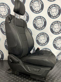 2015-23 Ford Mustang Passenger RH Leather Seat- Whiteish Silver Stitching 262