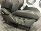 2015-23 Ford Mustang Passenger RH Leather Seat- Whiteish Silver Stitching 262