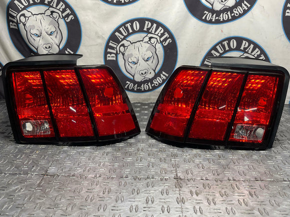 1999-04 Ford Mustang OEM Rear Tail Light Pair 282