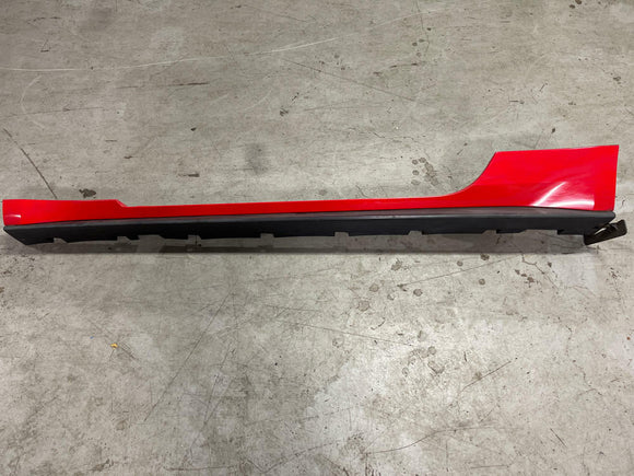 2015-23 Ford Mustang GT Driver LH Side Skirt- Code PQ (Race Red) 262